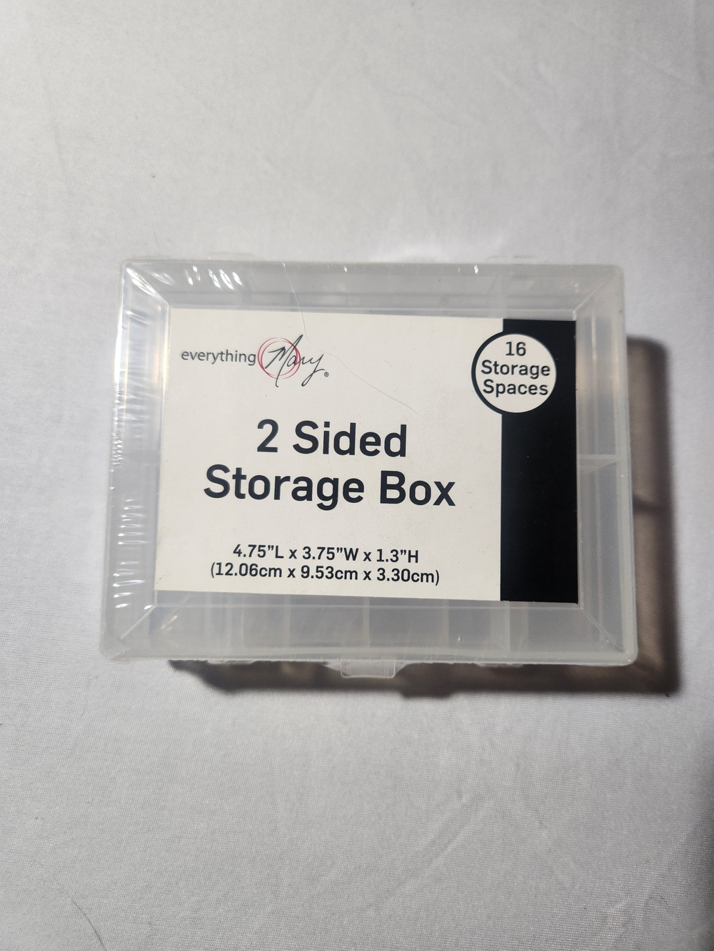 Clear 2-Sided Storage Box - Transparent